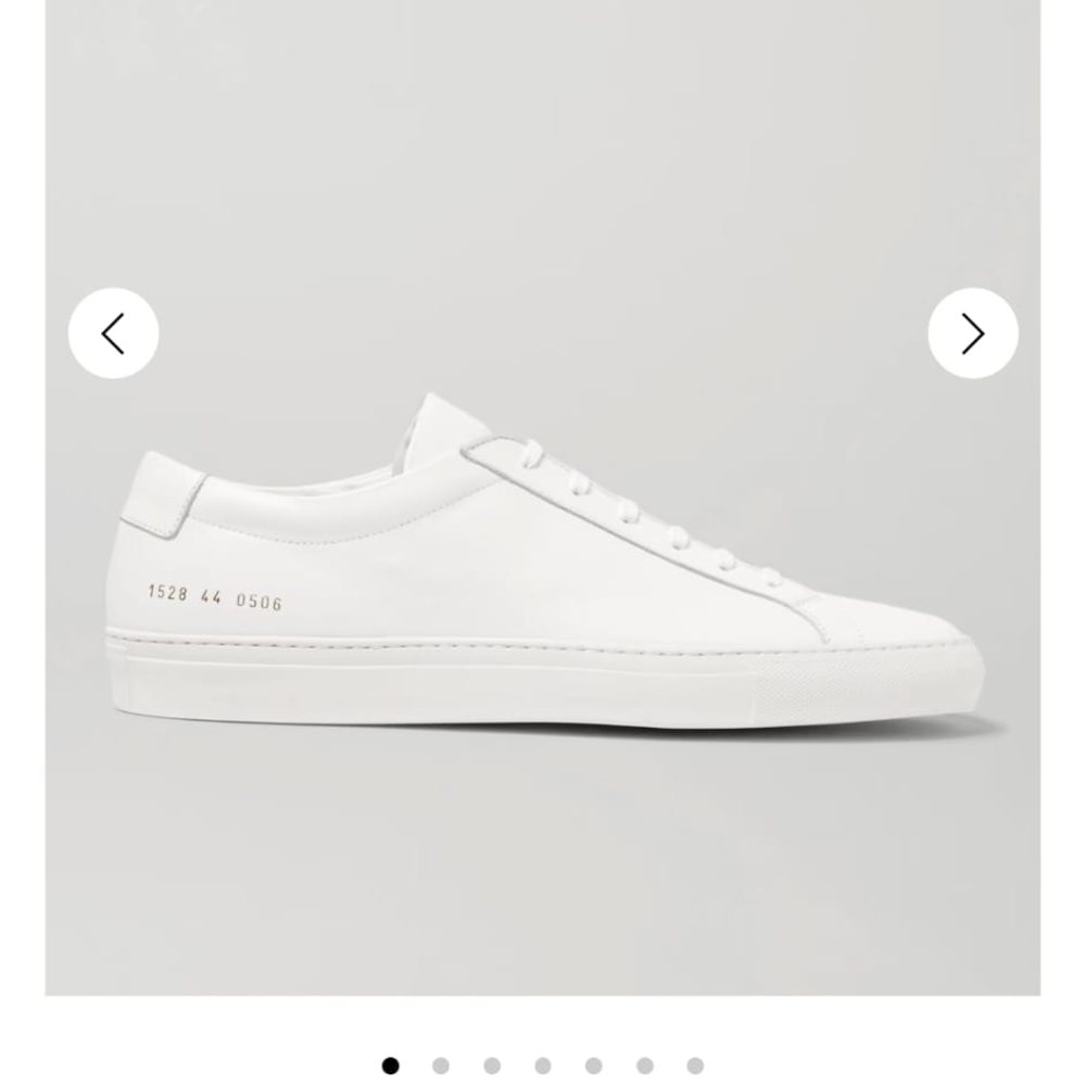 Common Projects White Leather Sneakers